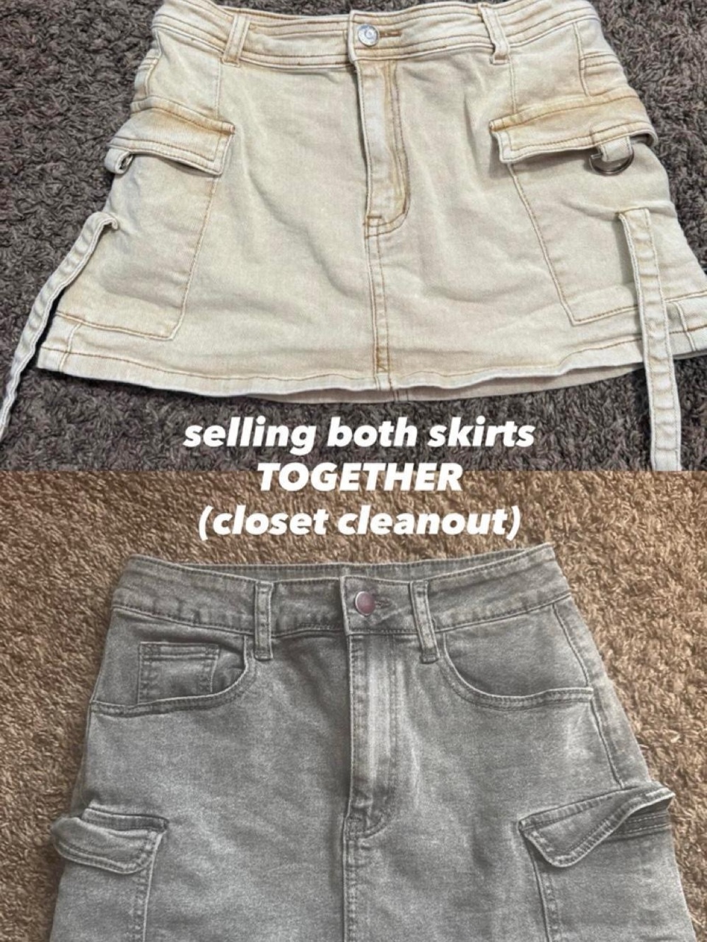 2 SKIRTS || CLOSET CLEANOUT ‼️